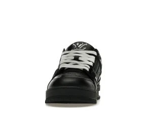 LV TRAINER BLACK EMBOSSED MONOGRAM – Xfoot