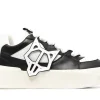 NAKED WOLFE KOSA LOW TOP LEATHER SNEAKER BLACK first copy