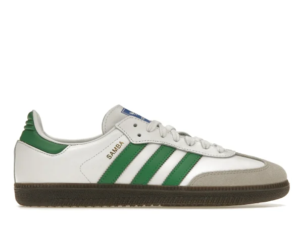 ADI SAMBA OG FOOTWEAR WHITE GREEN | Xfoot