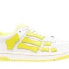 AMIRI SKEL TOP LOW WHITE FLUORESCENT YELLOW first copy