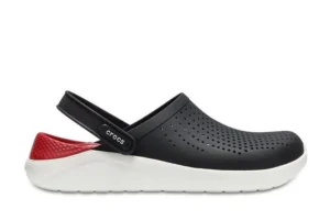 CROCS LITE RIDE BLACK RED first copy