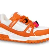 LOUIS VUITTON TRAINER MAXI ORANGE WHITE first copy