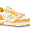 LOUIS VUITTON TRAINER STRIPES YELLOW WHITE first copy