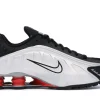 SHOX R4 BLACK METALLIC SILVER first copy
