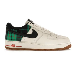 AIRFORCE 1 LOW '07 LX PLAID PALE IVORY STADIUM GREEN first copy