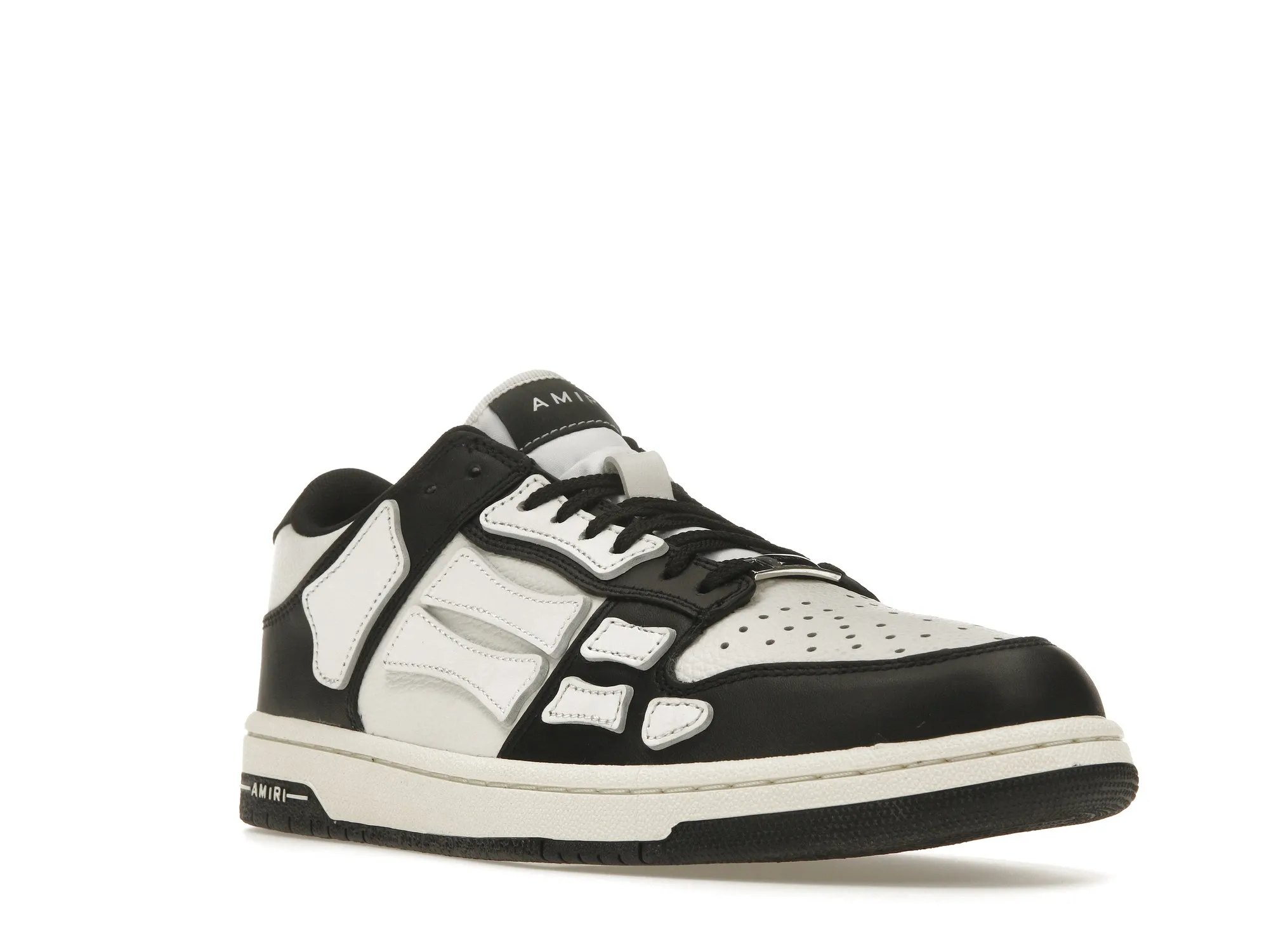 AMIRI SKEL TOP LOW BLACK WHITE (8)