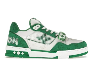 LOUIS VUITTON TRAINER GREEN MONOGRAM DENIM first copy