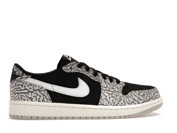 AJ RETRO 1 LOW ELEPHANT PRINT