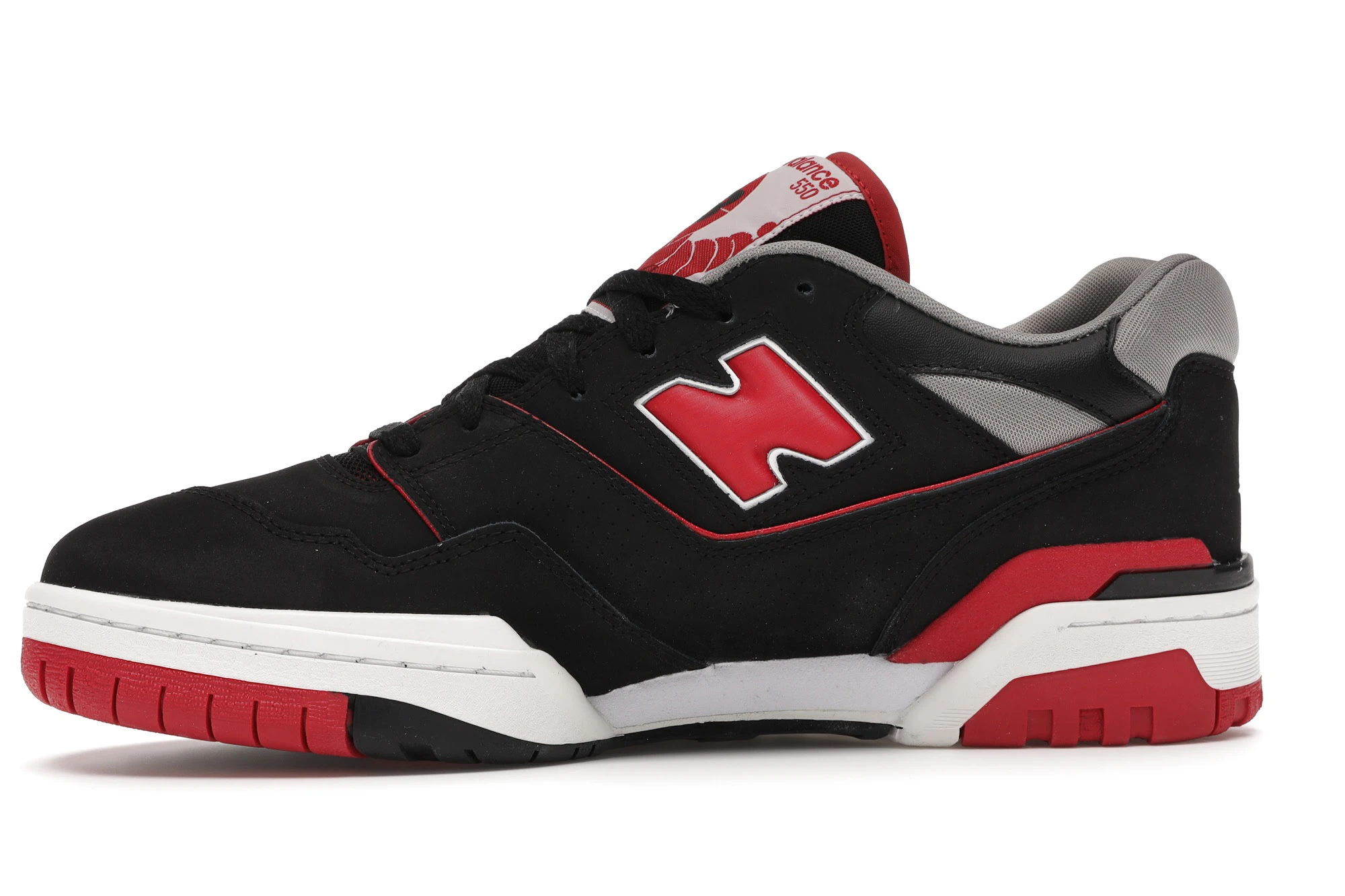 NB 550 BLACK RED 5
