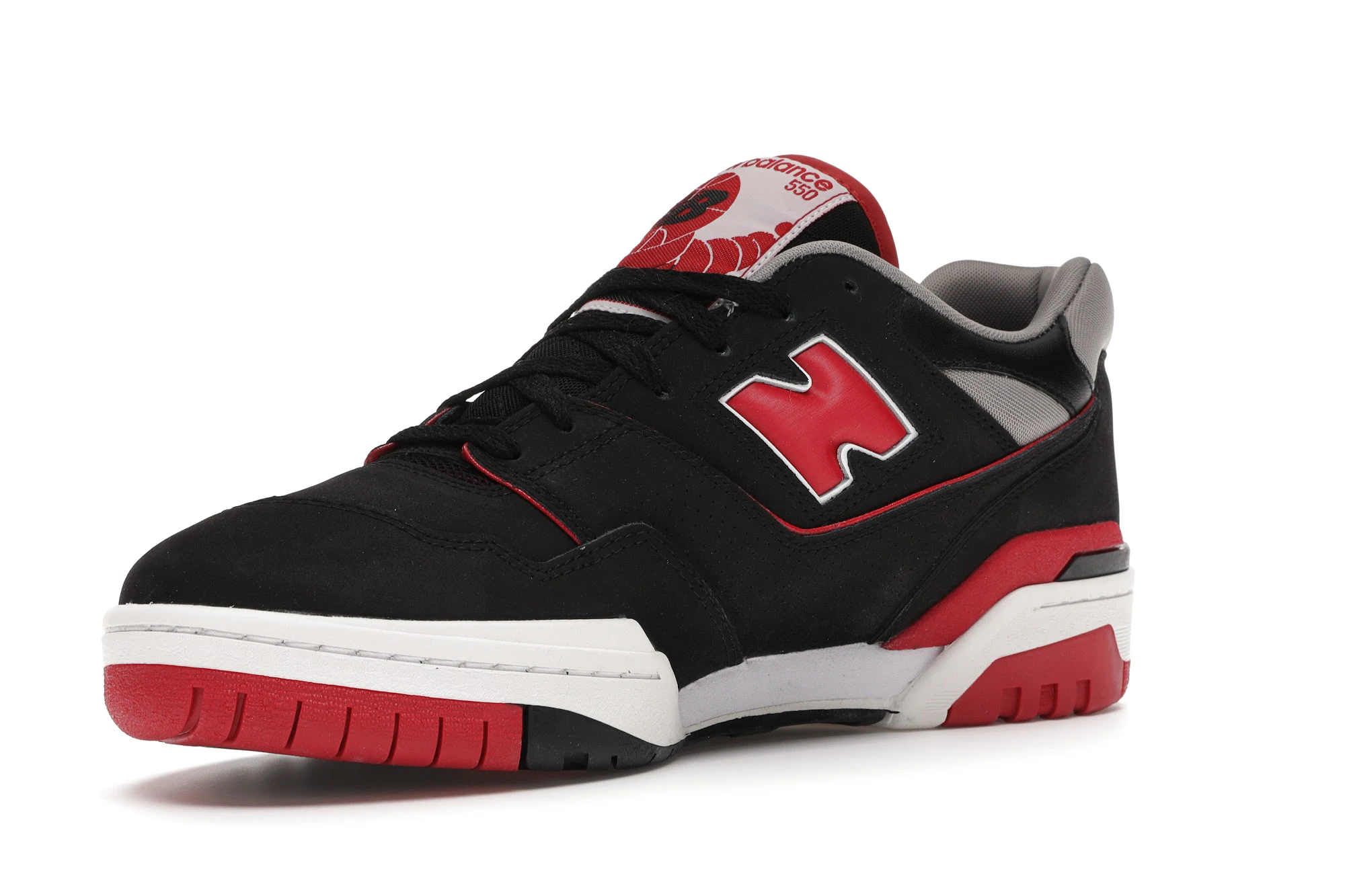NB 550 BLACK RED 6