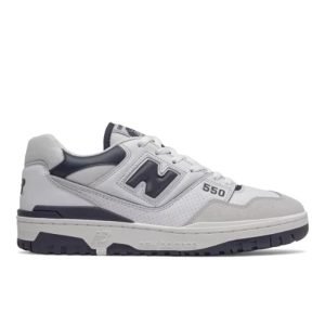 NB 550 WHITE NAVY BLUE