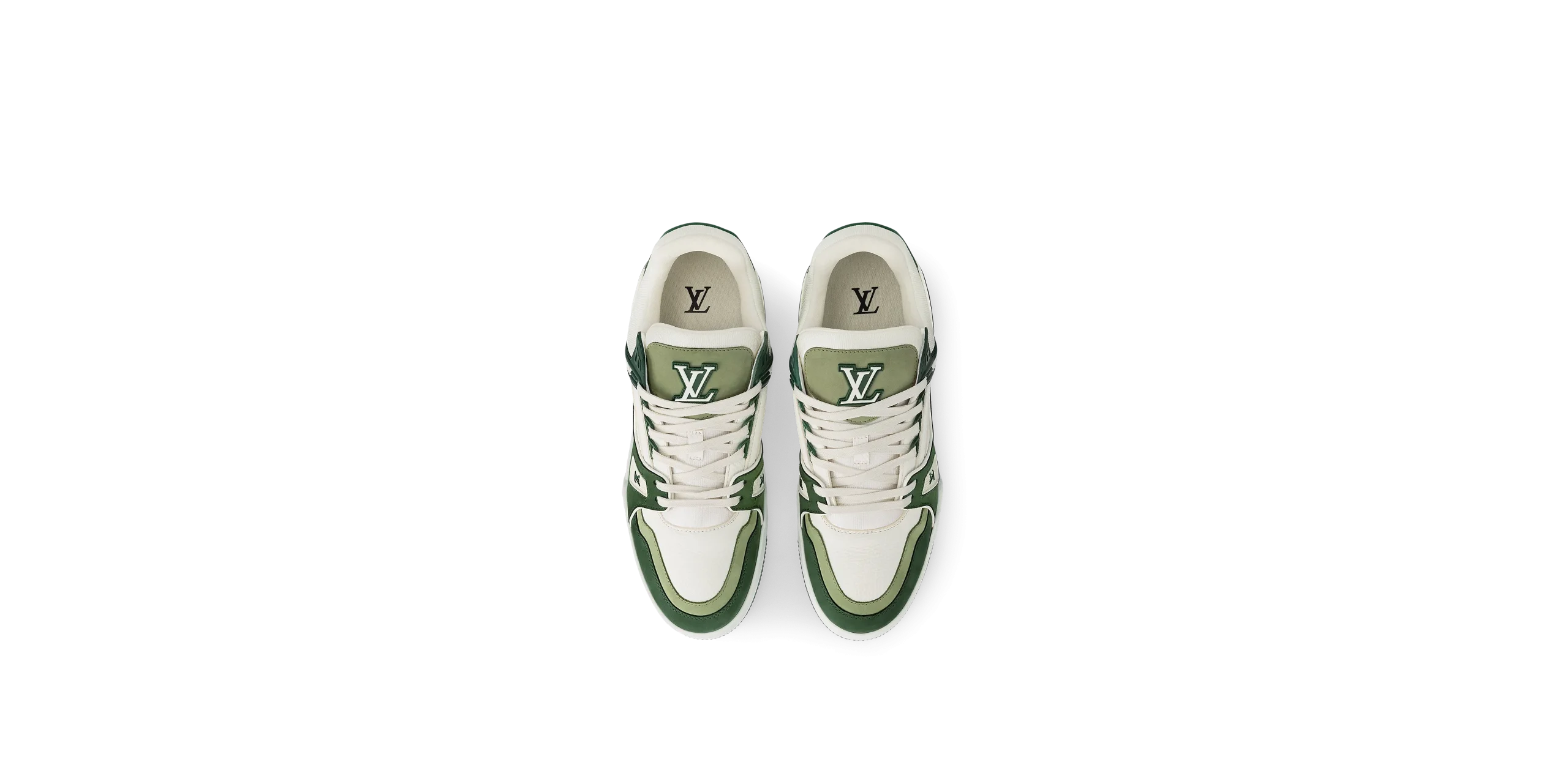 LV TRAINER SNEAKERS GREEN SH (2)