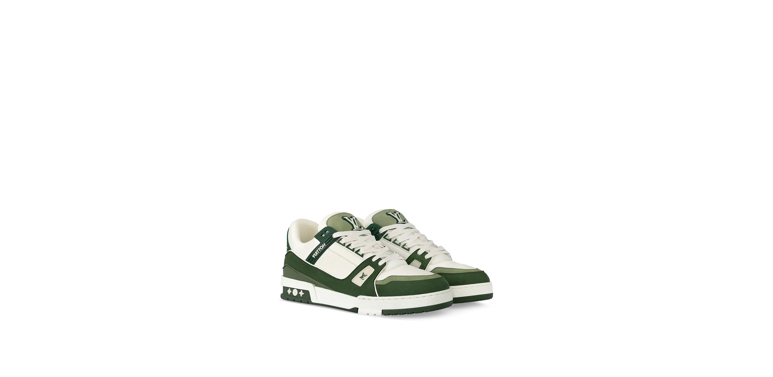 LV TRAINER SNEAKERS GREEN SH (3)