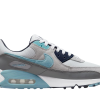 AIR MAX 90 PURE PLATINUM WORN BLUE WHITE