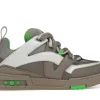 LV SKATE TRAINER GREY GREEN