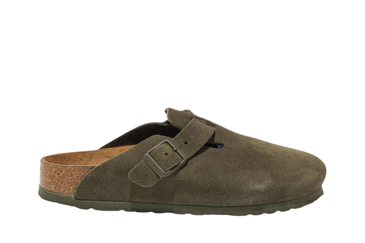 靴 BIRKEN STOCK BOSTON 26.5 41 Birkenstock Boston Suede Clogs (Regular) Dark Tea Brown | Urban