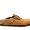 BIRKENSTOCK BOSTON TAN SUEDE
