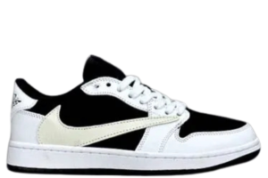 AJ RETRO 1 LOW TRAVIS SCOTT X PANDA CUSTOM