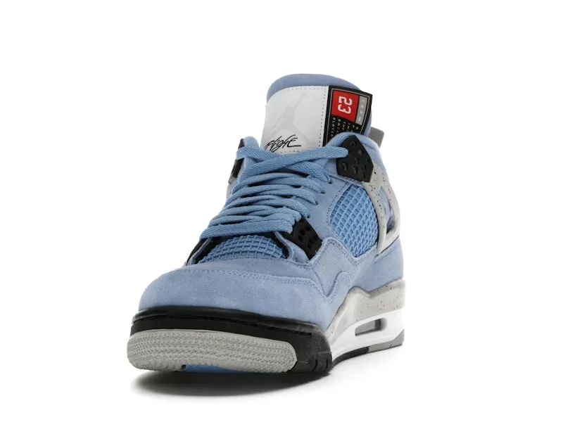 AJ RETRO 4 UNIVERSITY BLUE UNC SEMI UA (10)