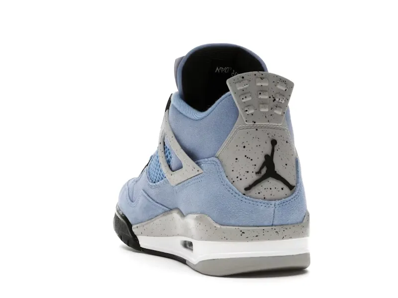 AJ RETRO 4 UNIVERSITY BLUE UNC SEMI UA (5)