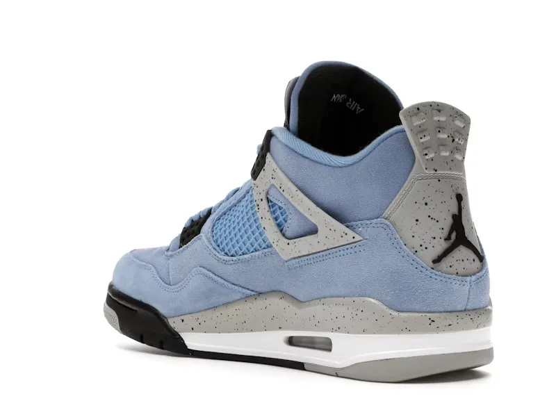 AJ RETRO 4 UNIVERSITY BLUE UNC SEMI UA (7)
