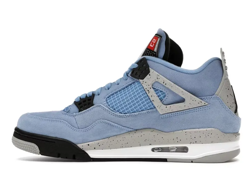 AJ RETRO 4 UNIVERSITY BLUE UNC SEMI UA (8)