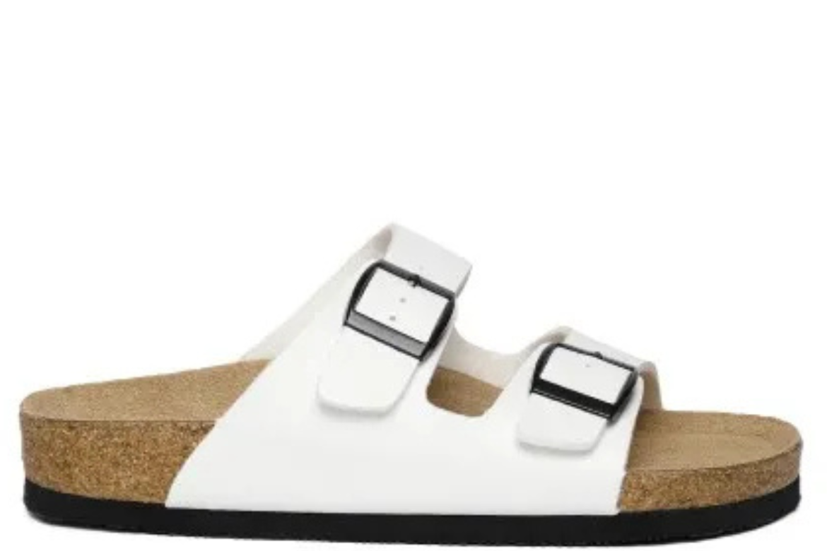 BIRKENSTOCK ARIZONA PREMIUM SANDAL WHITE BIRKS ARIZONA WHITE