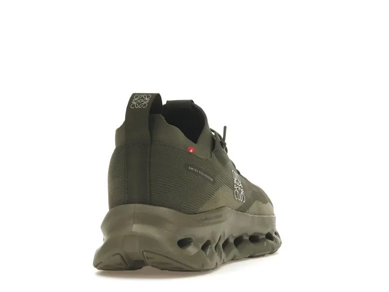 LOEWEE X ONCLOUD TILT 2 OLIVE GREEN SNEAKERS (7)