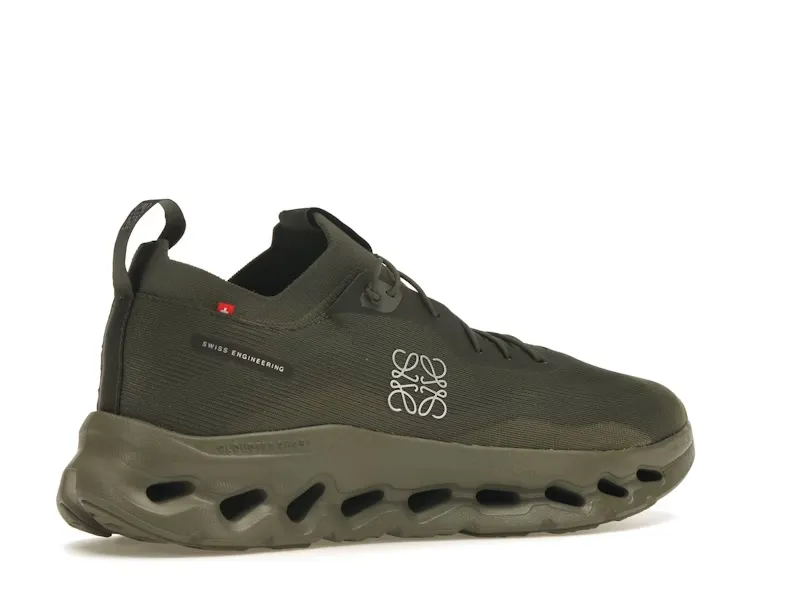LOEWEE X ONCLOUD TILT 2 OLIVE GREEN SNEAKERS (9)
