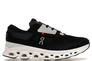 ONCLOUD STRATUS V3 BLACK WHITE RUNNING