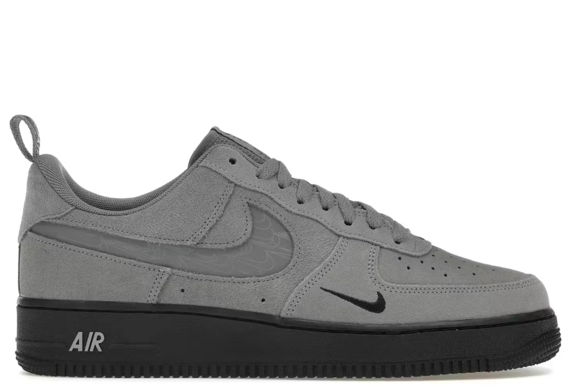 AF 1 07 LV8 SE REFLECTIVE SWOOSH COOL GREY (1) AF 1 07 LV8 SE REFLECTIVE SWOOSH COOL GREY