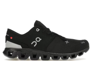 ONCLOUD X 3 RUNNING TRAINERS IN ALL BLACK