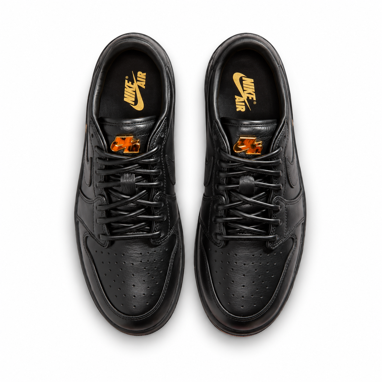 Black Nike Air Sneakers Pair
