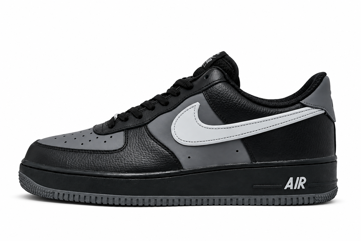 Black and Gray Air Sneaker Profile