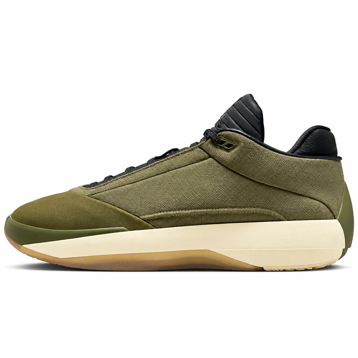 Olive Green Retro Sneaker Profile-1